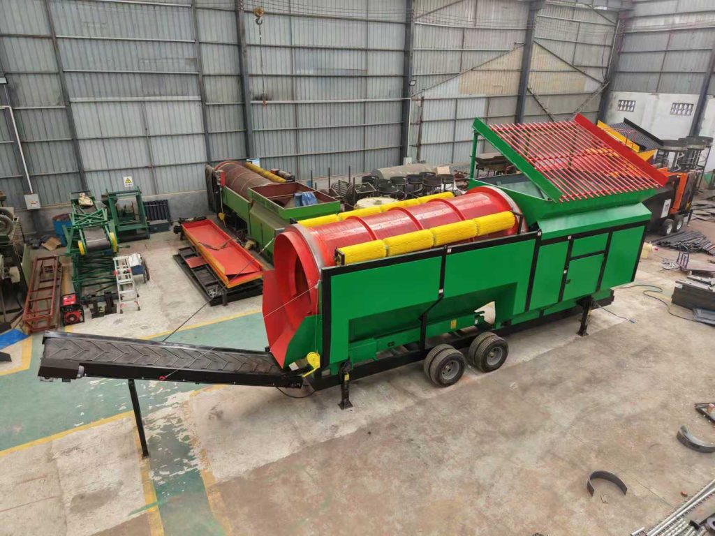MTS2050 heavy duty trommel screen